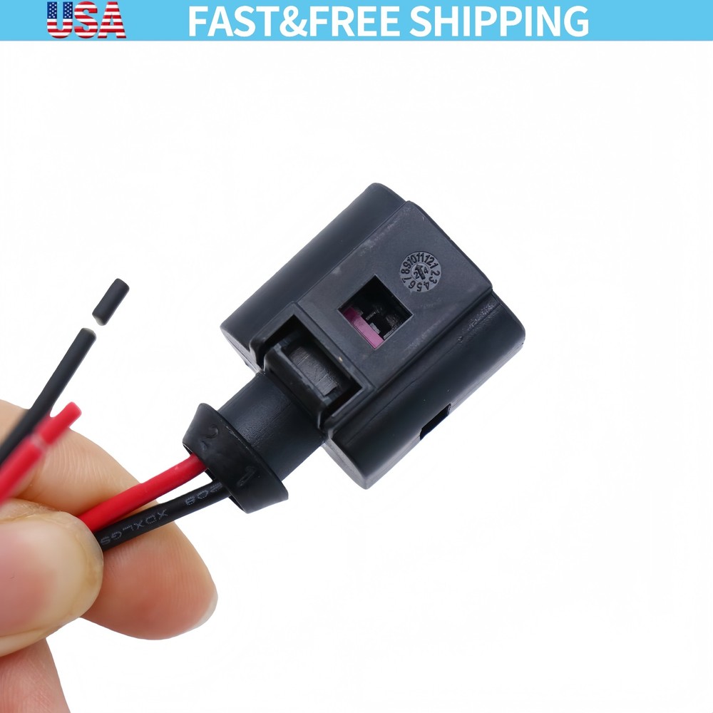 Engine Coolant Temperature Sensor & Connector For Volkswagen 02-17 Jetta & Audi