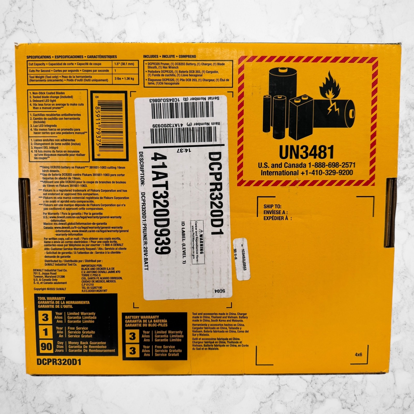 DeWALT 20V MAX Cordless Multi Use Pruner Kit W/ Battery & Charger DCPR320D1 New