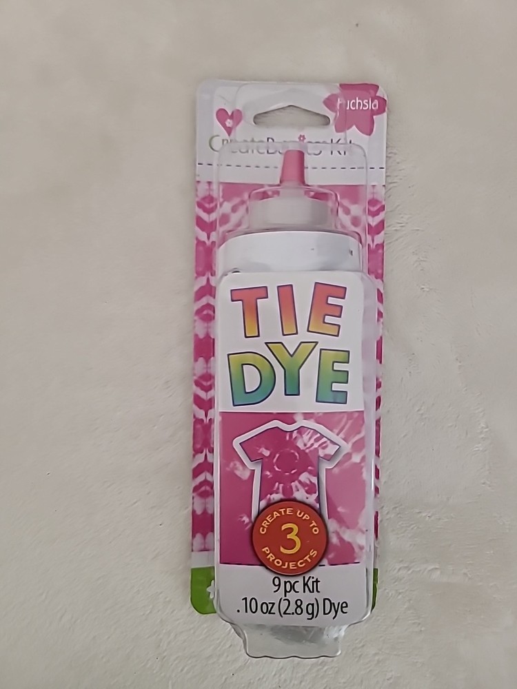 Create Basics FUCHSIA Tie Dye 9 Piece Kit Create Up To 3 Projects