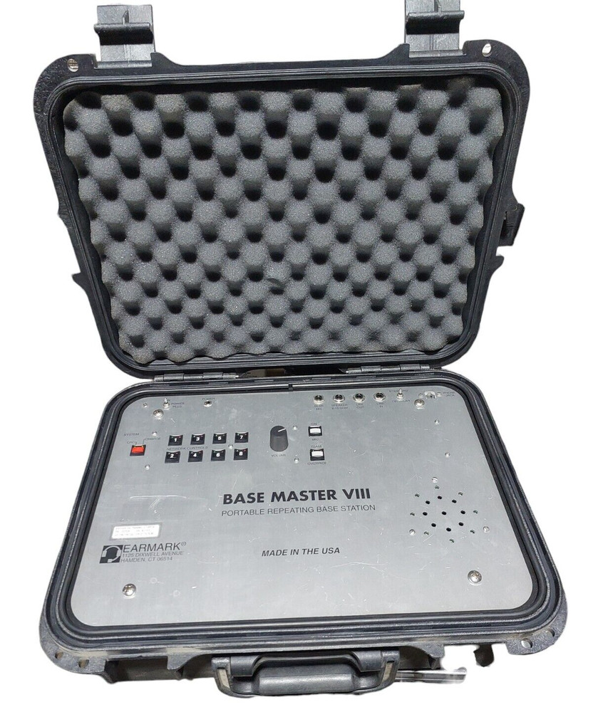 Earmark BASEMASTER VIII Portable Full-Duplex Repeating Base Station /Works