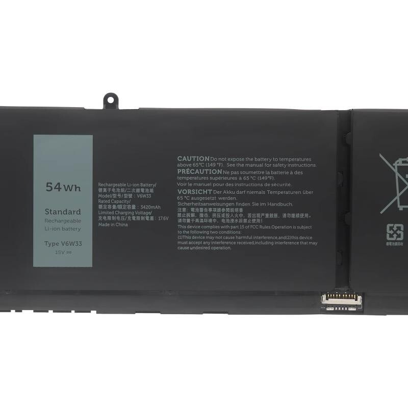 54Wh 15V V6W33 Battery For Dell Inspiron 3510 3511 3515 5310 5410 5418 5510 5515