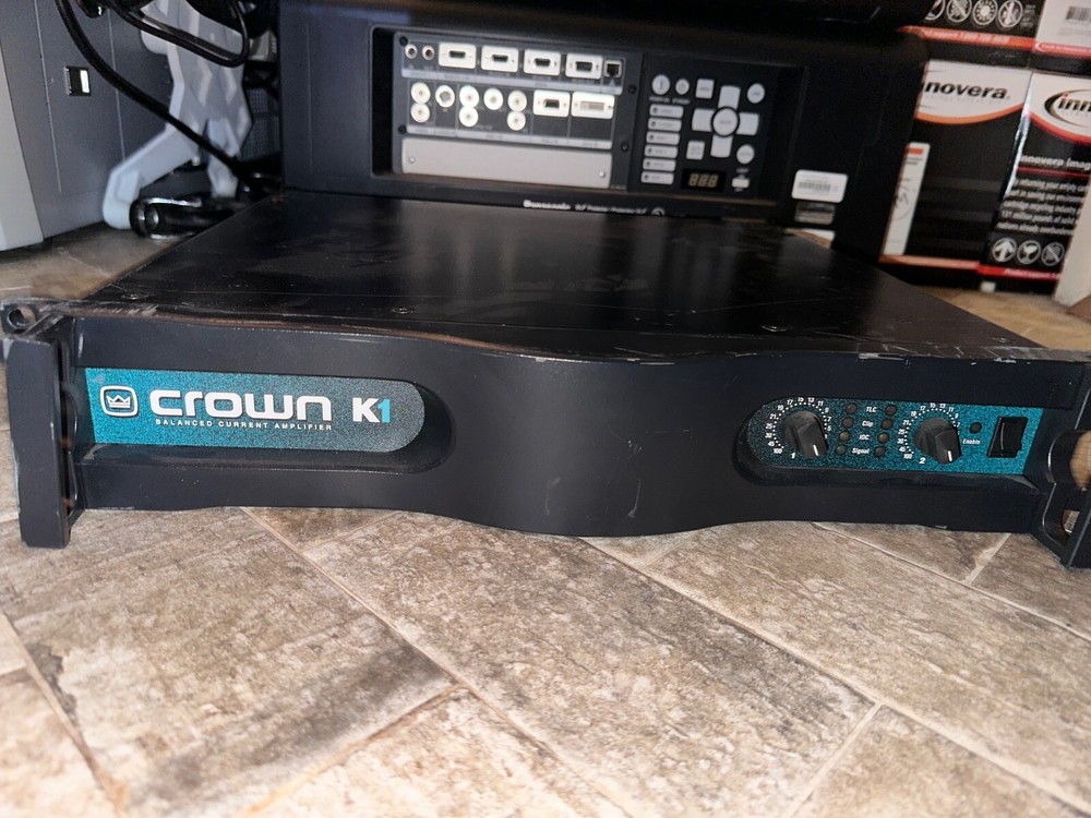 Crown K1 Balanced Current Stereo Power Amplifier (BCA) | 2-Channel | Black