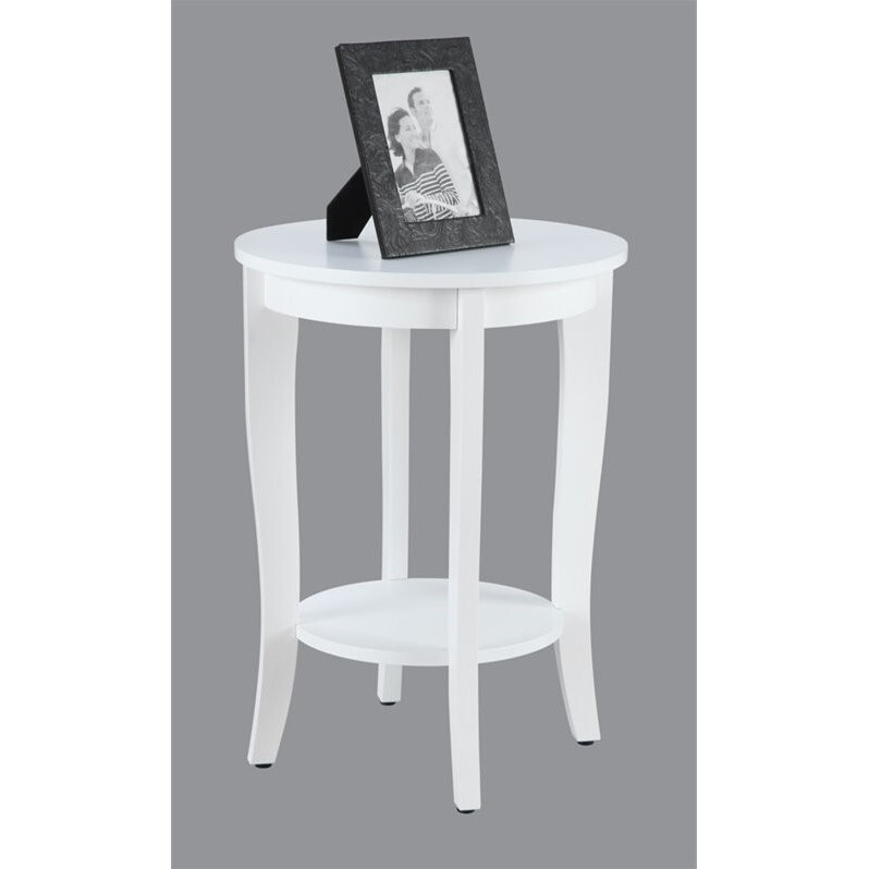 Pemberly Row Round Table in White