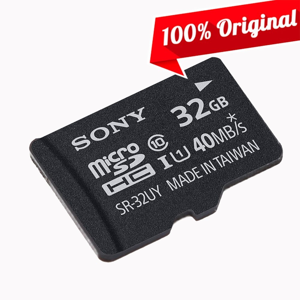 Sony 32GB microSDHC UHS-I Class10 Flash Memory Card for Camera DashCam Mobile