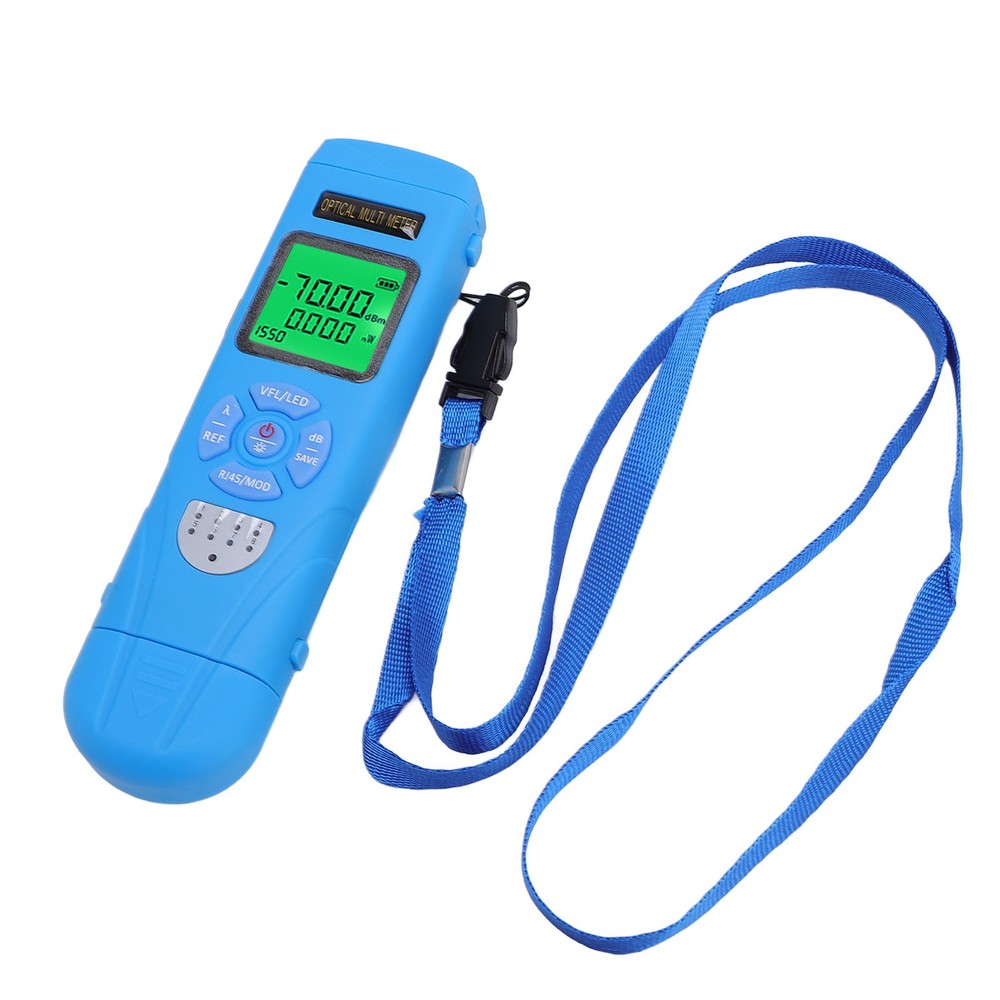 Multi Function Optical Power Meter 10 Wavelengths OPM VFL For Network Maintenanc