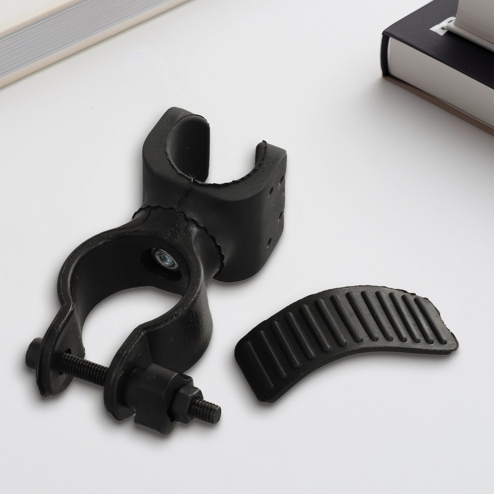 1 * Mount Bracket Headlight Black Engineering Plastics Easy Rotation Bicycle