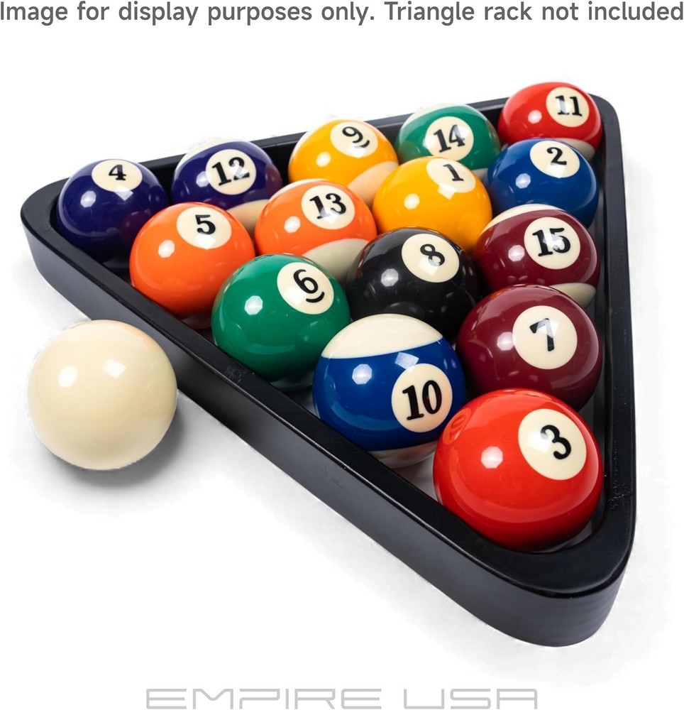 Complete Billiard Ball Set with Polished Finish for Precision Play
