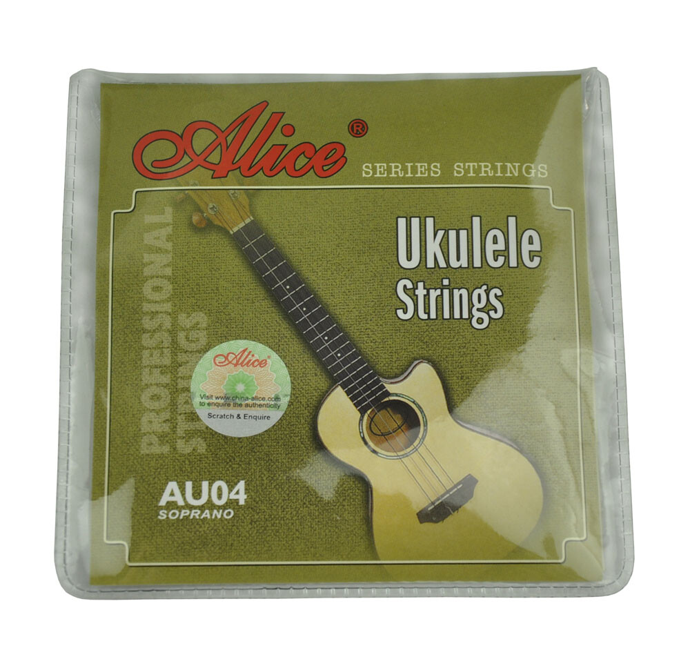 10Sets Alice Ukulele Strings Soprano Clear Nylon BFDA 4 Strings Set AU04
