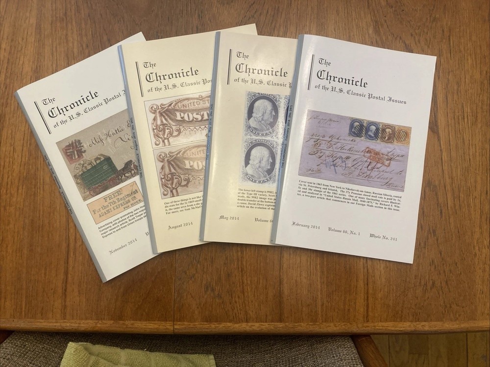 The Chronicle of US Classic Postal Issues 2014 Full year