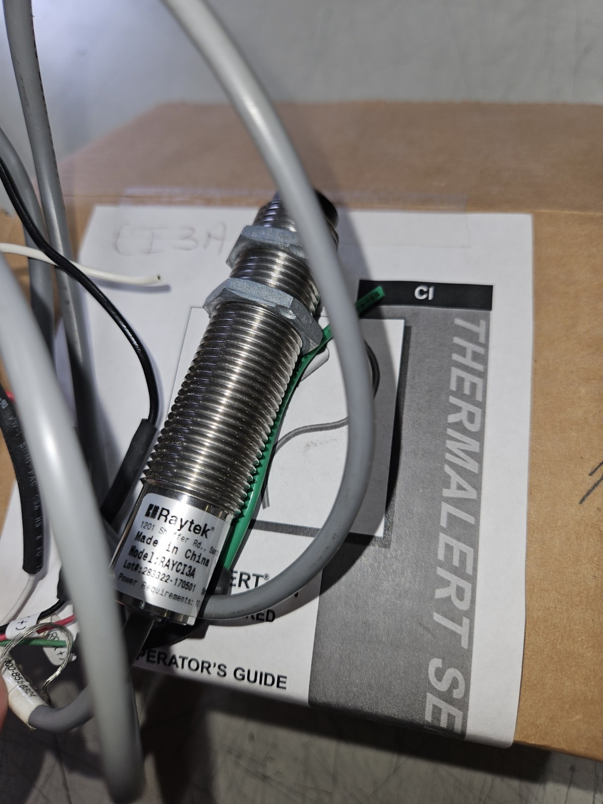 Fluke Raytek Thermalert CI Compact Infrared Tempature Sensor RAYCI3A Shielded IR