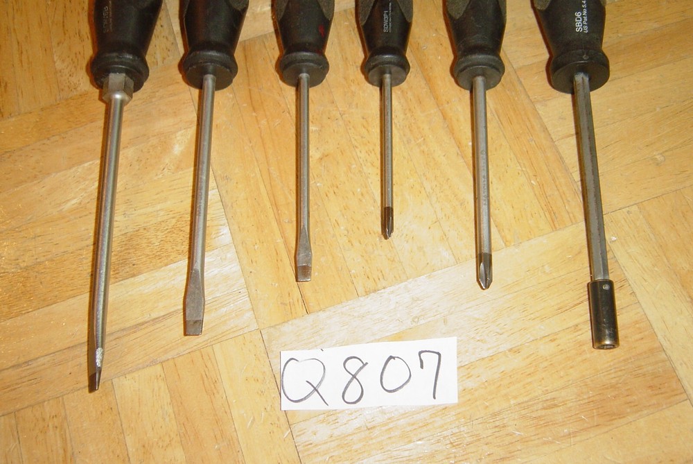 MATCO TOOLS 6 PIECE SCREWDRIVER & BIT DRIVER SET