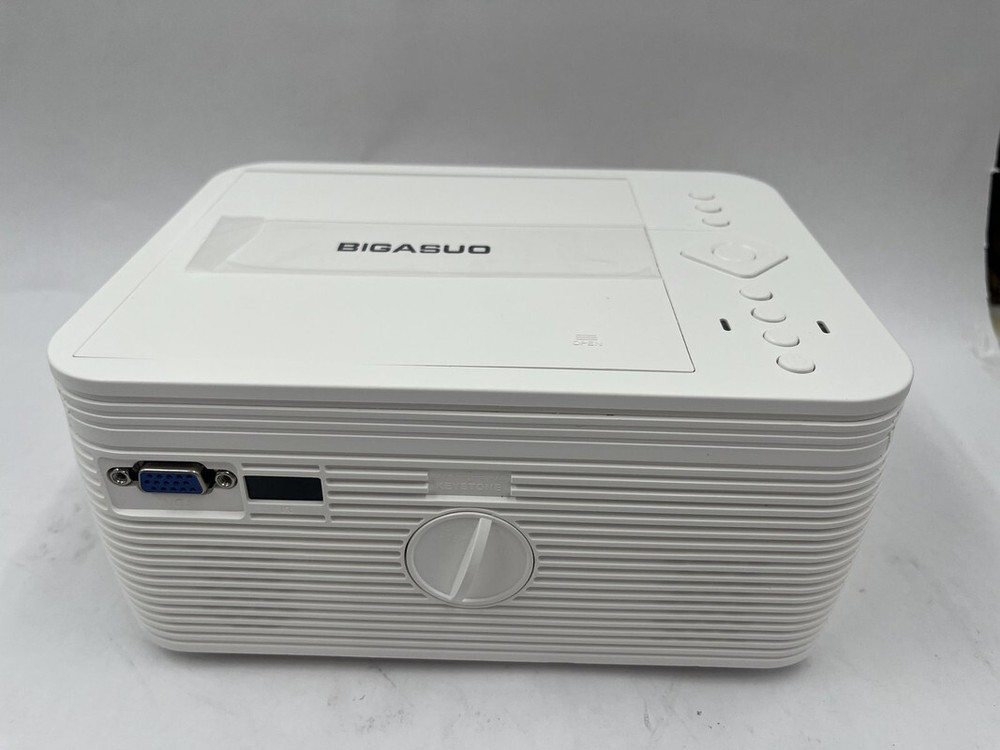 BIGASUO PRO302 HD BLUETOOTH PROJECTOR BUILT IN DVD PLAYER