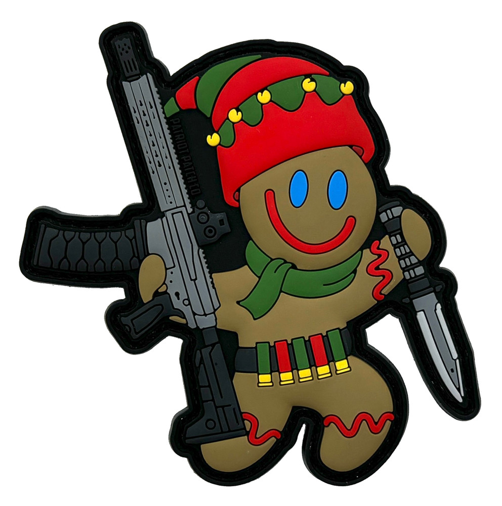 Patriot Patch Co. - Tactical Gingerbread Man Auto Shotty - Patch