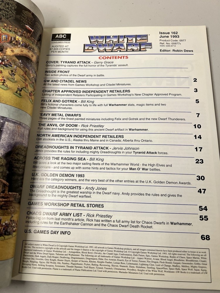 Games Workshop White Dwarf Issue 162 (June 1993)