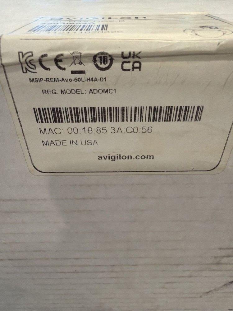 Avigilon 5.0L-H4A-DC2-B in-ceiling dome camera