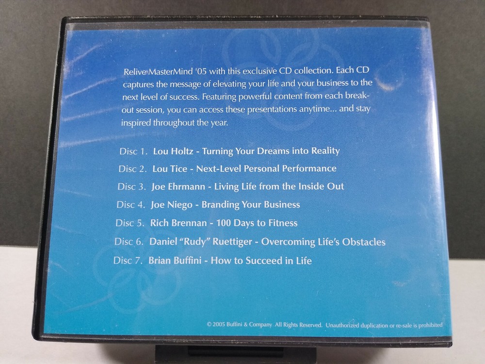 2005 Breakout Sessions Buffini & Company Mastermind Summit ( 7 CDs )