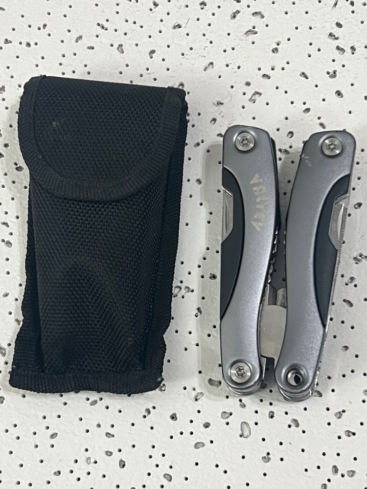 Valtev Stainless Steel Multi-Too with 12 Function Pilers Grey W/Sheath-