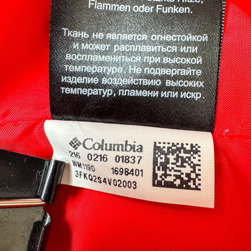 Columbia Bugaboo Omni-Tech Jacket Mens Medium Blue Ski Coat Waterproof Shell
