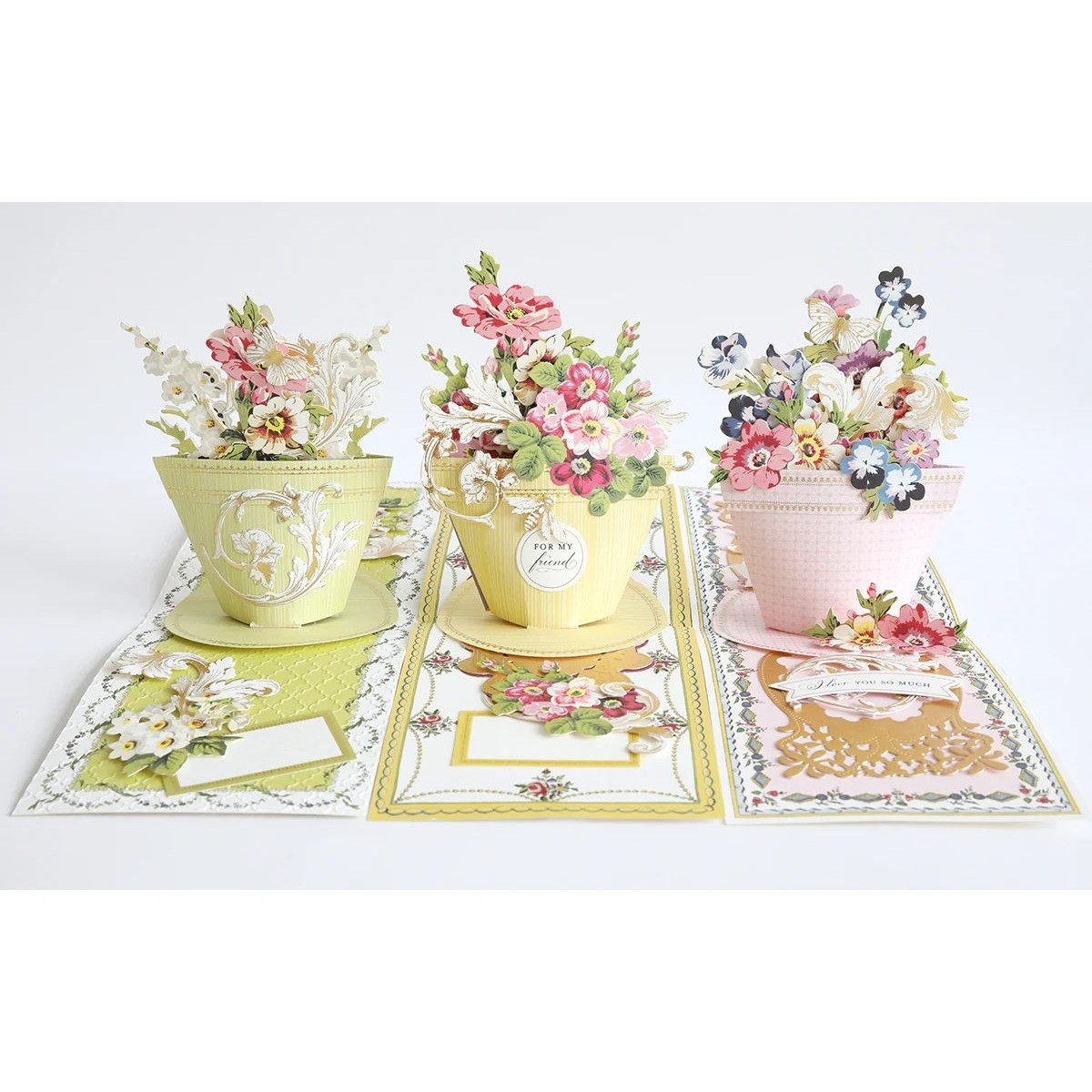 Anna Griffin BASKET Pop Up Card Making Kit for EASTER - 20 Cards HTF! (289-290)