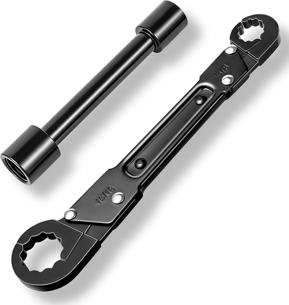 Compact Dual-Action Angle Stop Wrench - Essential Tool for Plumbing Projects