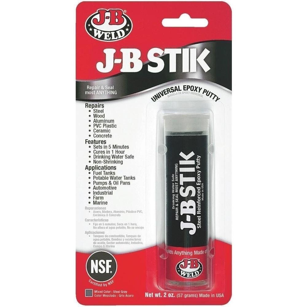 JB Weld Epoxy Steel Stik Weld