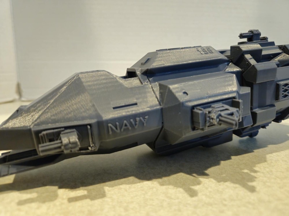 3d printed The Expanse, Martian Gunship Fully Assembled 10in Model