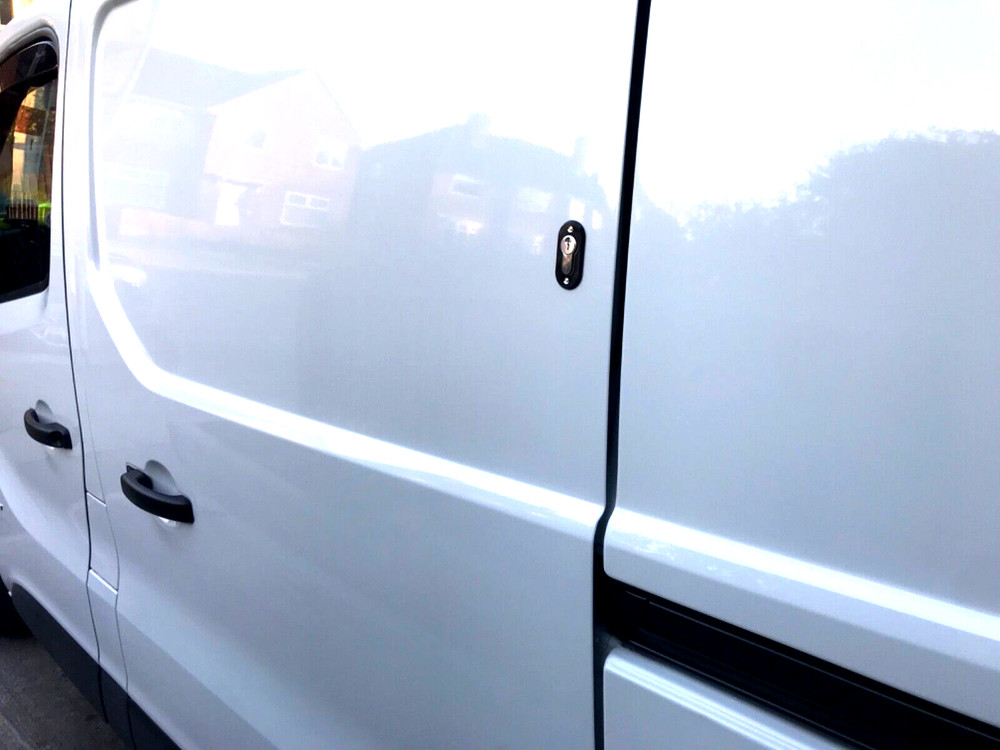 2 X VAN REAR & SIDE DOOR DEADLOCKS (DUMMY) FITS VIVARO-TRANSIT CUSTOM-VW CADDY