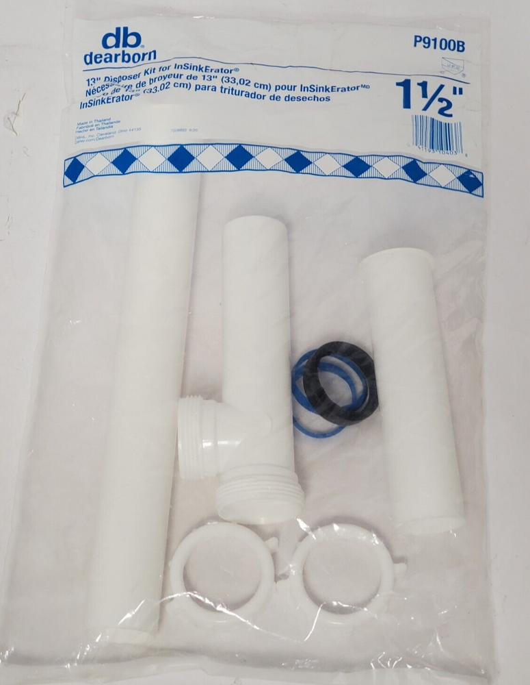 DEARBORN 13" DISPOSER KIT FOR INSINKERATOR 1-1/2" P9100B