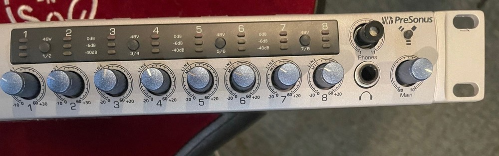 PreSonus Firestudio Project 10x10 Firewire 8 Channel Mixer Recording Interface