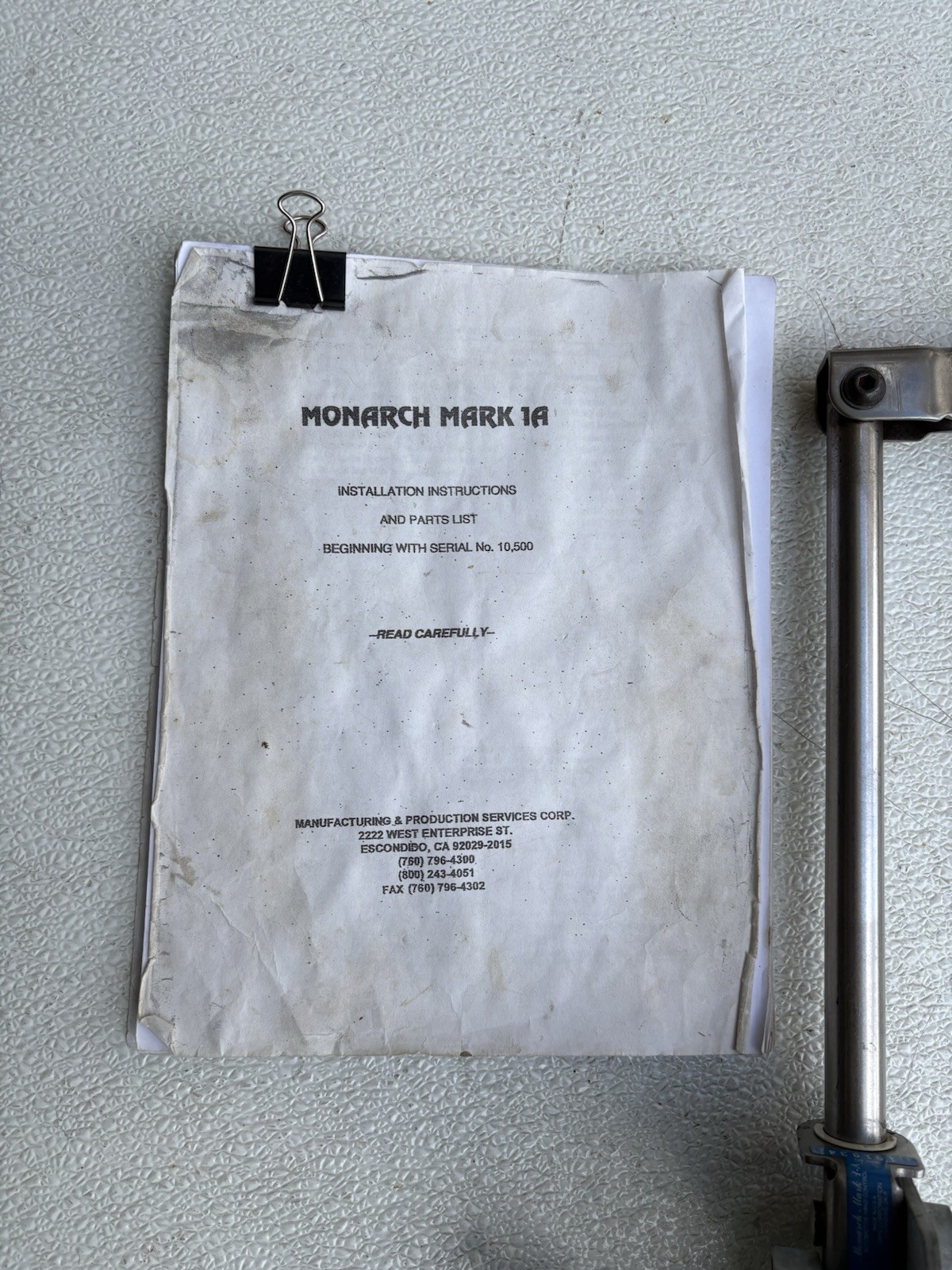 MPS handicap driver hand controls