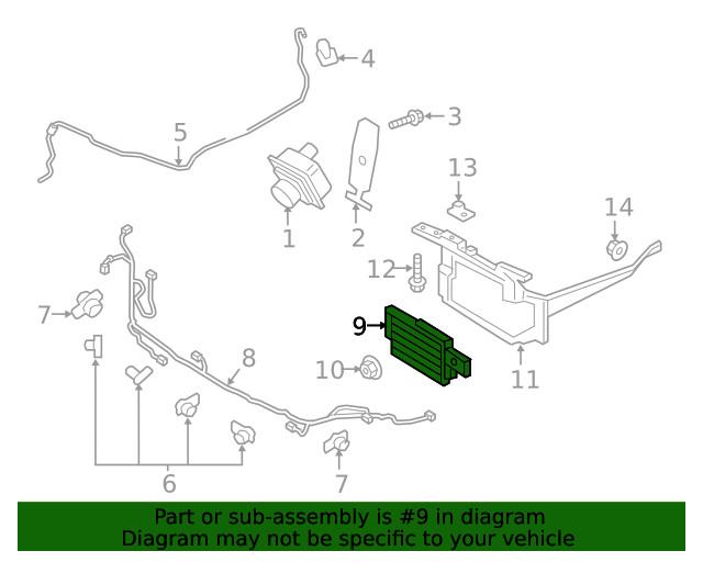 Genuine Ford Sensor Assembly Speed GD9Z-9E731-AA