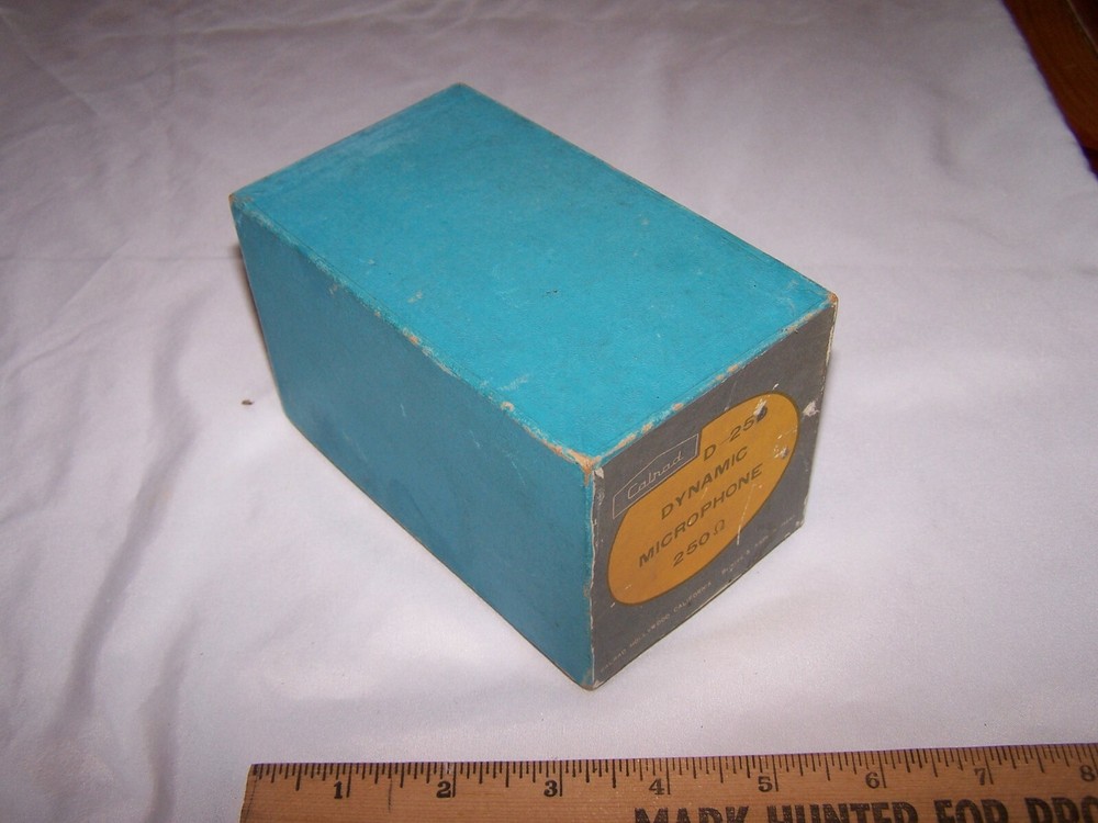 Vintage Calrad D-250 Dynamic Microphone EMPTY BOX ONLY