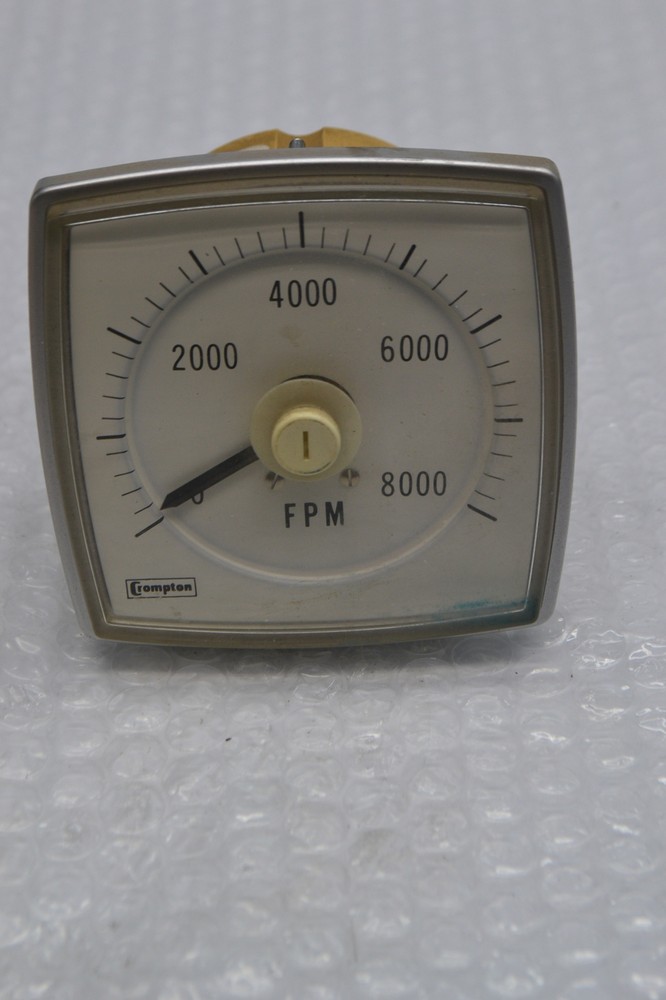 CROMPTON 016-05AA-EAXX AMMETER 0-8000FPM NSNP