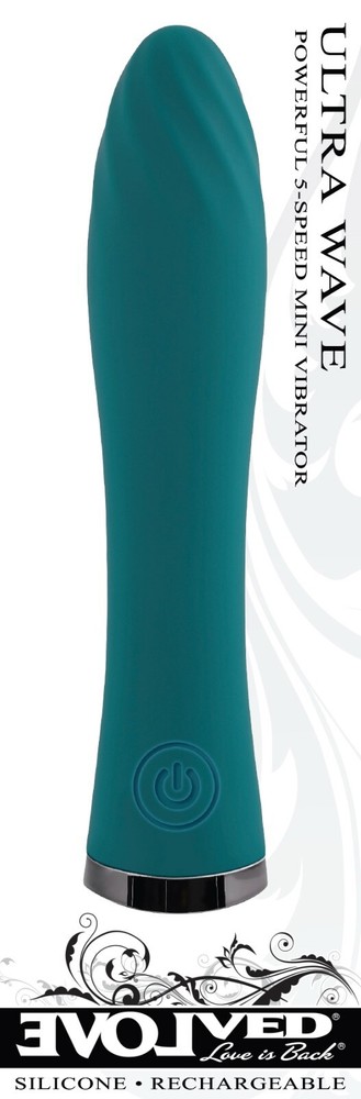 Evolved Ultra Wave Powerful 3 Speed Mini Green Vibrator, New