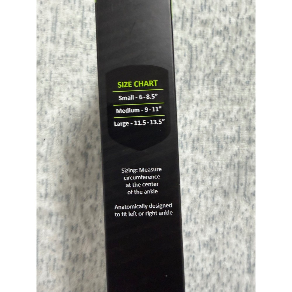 P-TEX Ankle Sleeve Thermal Compression Support Black Small PTXANK01