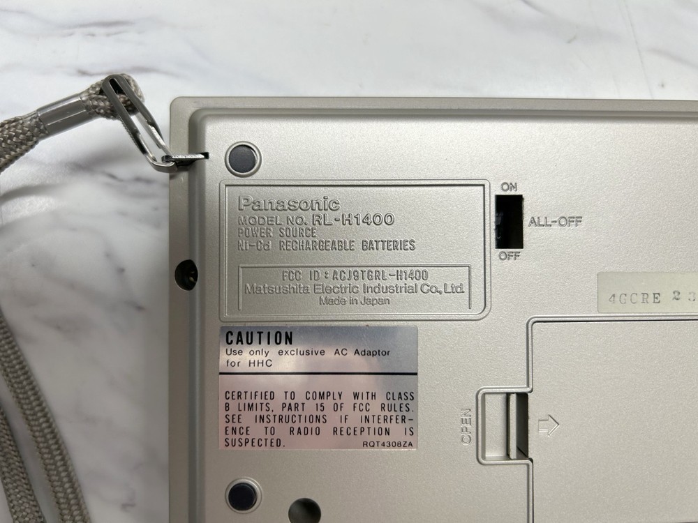 Panasonic RL-H1400 HandHeld Computer w/Power Supply