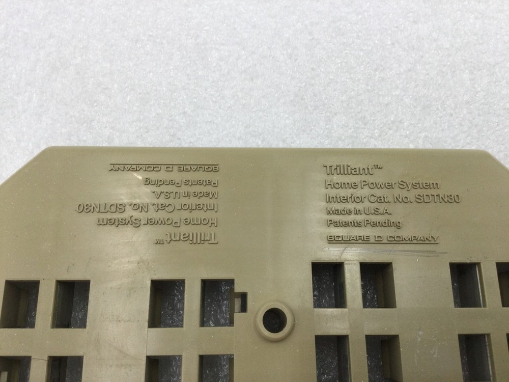 Square D Trilliant Home Power System SDTN30 70-100 Amp Panel Guts - Flawed