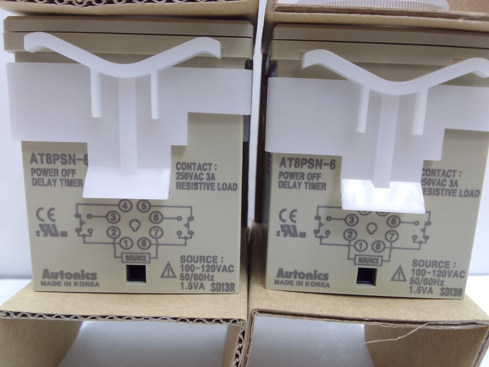 (LOT 2 PC ) AUTONICS AT8PSN-6 POWER OFF DELAY TIMER