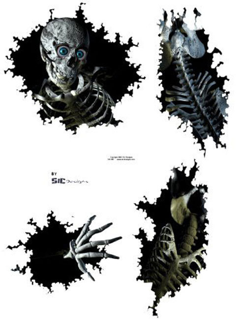 Sic Designs Looking In Sticker Sheet SIC007