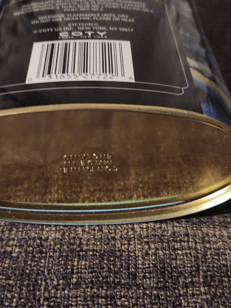 Stetsons Cologne Holiday Edition Collectors Tin empty