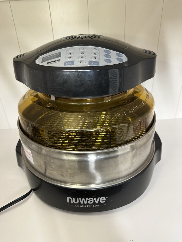 NuWave Oven Pro Plus Amber Dome With Extender & Ring/Rack Model# 20632