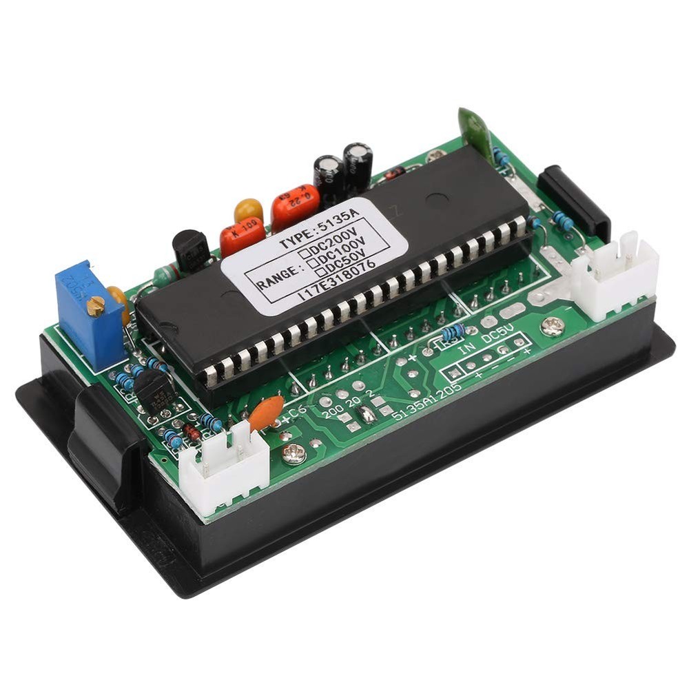 5135a 3 1/2 Digit Red Led Digital Volt Voltmeter Panel Meter Dc Voltmeter Voltag