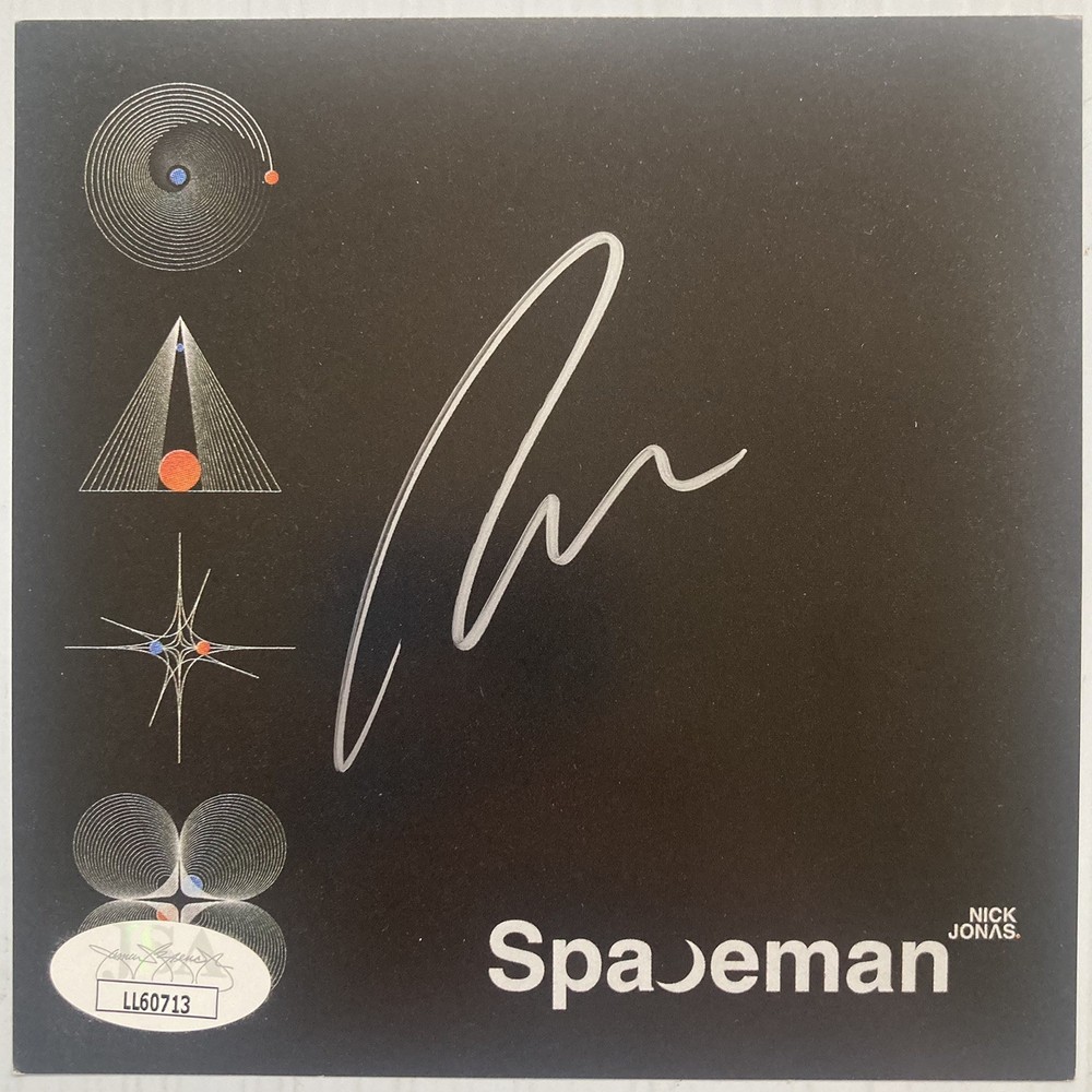 Nick Jonas Signed Autograph Spaceman CD Insert + CD - JSA Cert - FREE S&H!