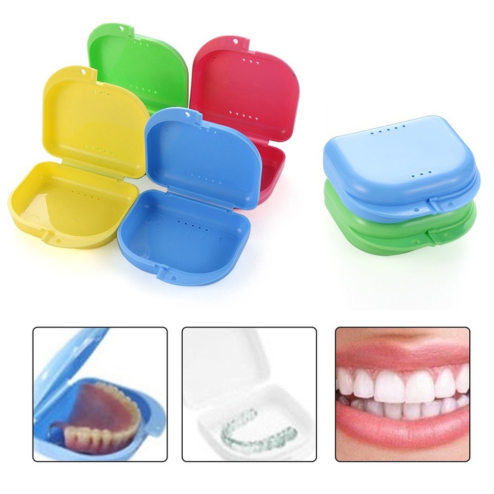Retainer Case ~ Gumshield Mouthguard Box, Orthodontic Braces Biteguard Storage