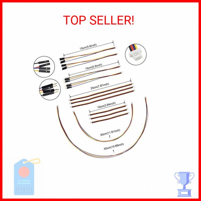 I2C Qwiic Cable Kit Stemma QT Wire for SparkFun Development Boards Sensor Board