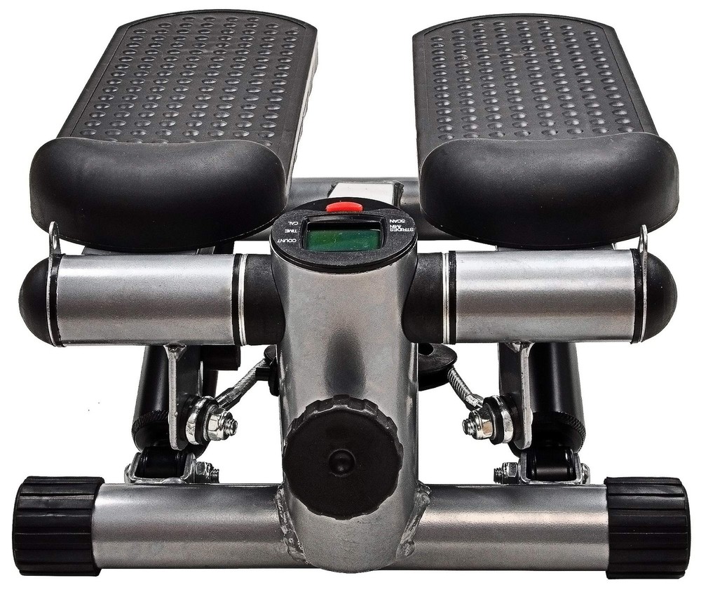 BalanceFrom Adjustable Stepper Stepping Machine with Resistance Bands Gray