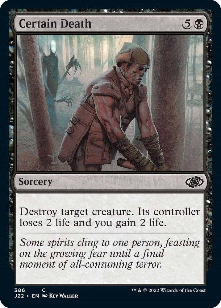 Certain Death Jumpstart 2022 386 MTG LP