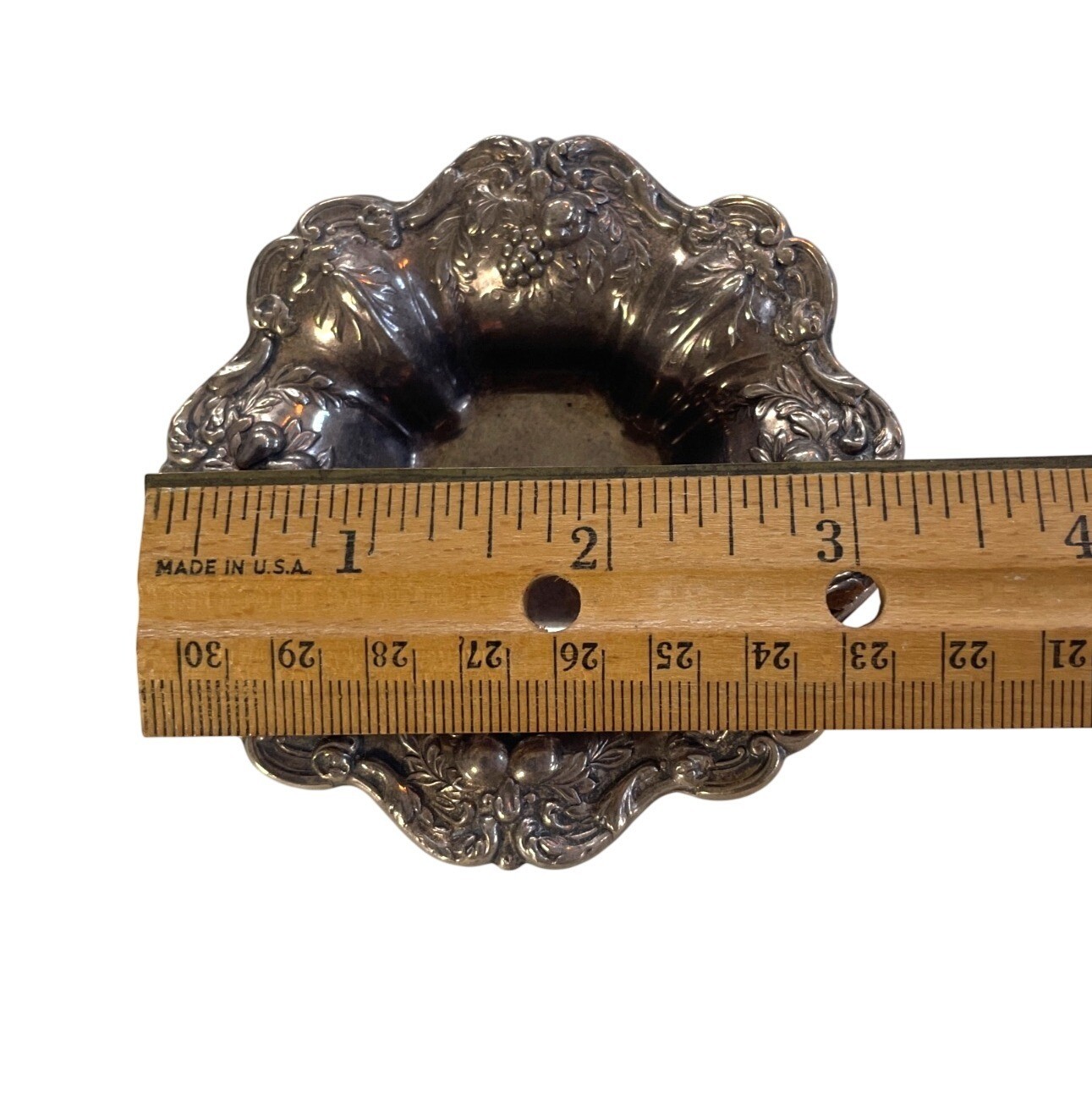 Vtg Reed & Barton Sterling Silver Francis I Pattern Sm Bowl Ornate Floral Design