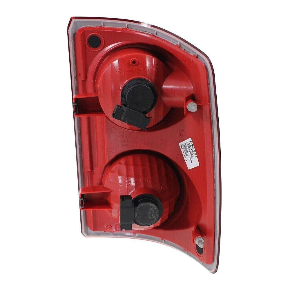 Tail Light Assembly Driver Side Clear Red Lens Bulb 55077605AD