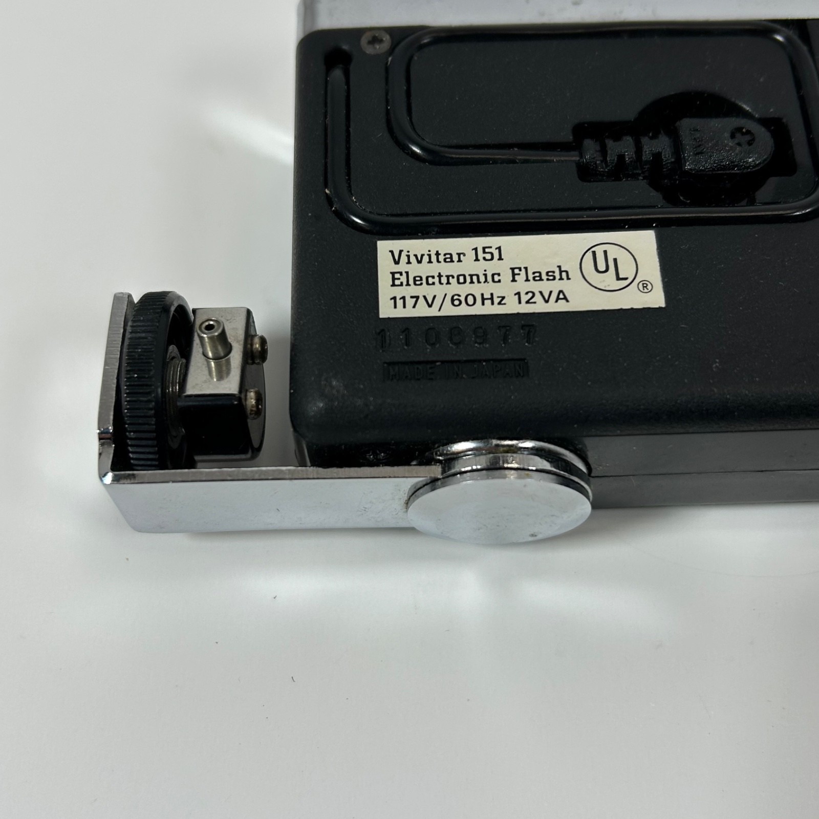 Vtg Vivitar 151 Flash Untested Unit Only